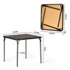 Homy Casa Folding Card Table for Dining, Games & Small Spaces with Easy-Clean PVC Top - 3 of 4