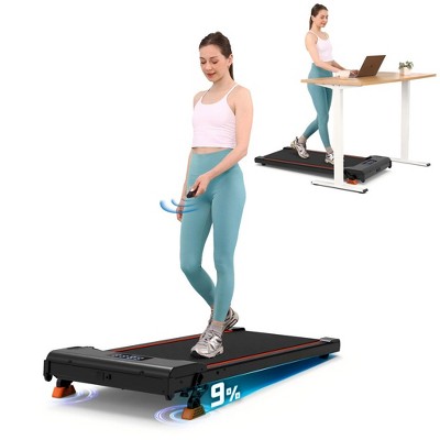 LICHICO 4-Level Adjustment Under Desk Treadmill with Incline