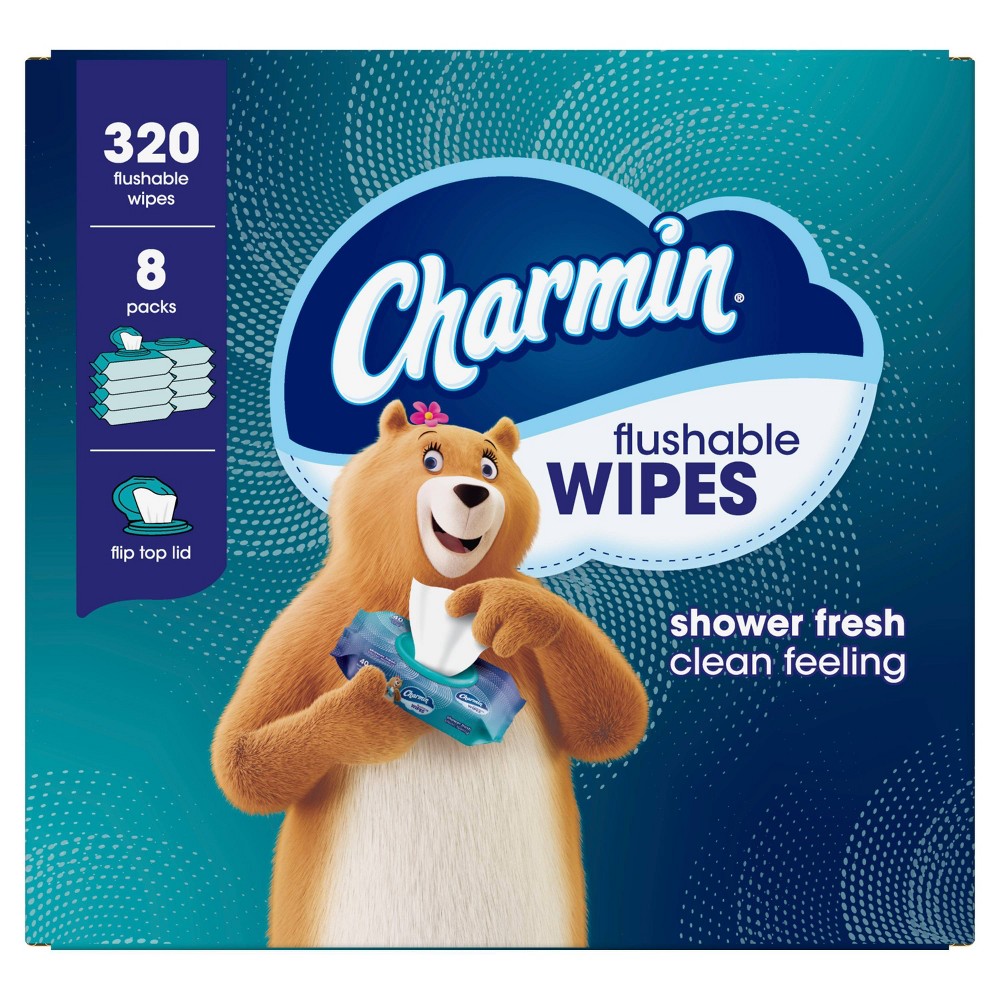 Charmin Flushable Wipes - 8pk/40ct