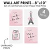 Big Dot Of Happiness Paris, Ooh La La - Baby Girl Nursery Wall Art, Kids  Room Decor And Eiffel Tower Home Decor - 7.5 X 10 Inches - Set Of 3 Prints  : Target