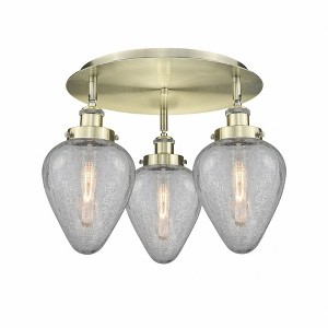 Geneseo - 3 Light Flush Mount In Industrial Style-9.5 Inches Tall and 17.75 Inches Wide - 1 of 1