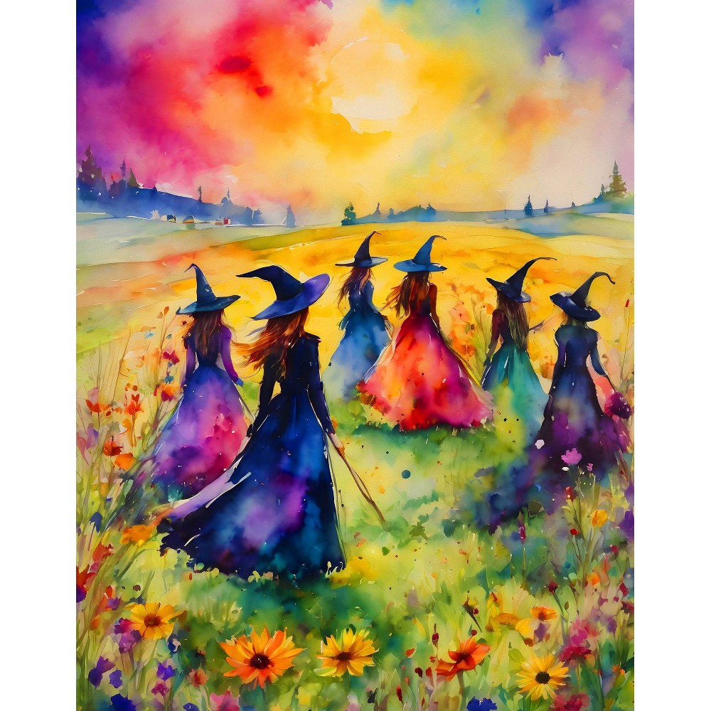 Photos - Jigsaw Puzzle / Mosaic Springbok Witches Gathering Jigsaw Puzzle - 500pc: Holidays, Memory Skills, Creative Thinking, Problem Solving 