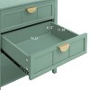 NicBex Modern American Farmhouse End Table with 2 Drawers & Bottom Shelf,Rustic Side Table,Console Table for Bedroom,Living Room - 4 of 4