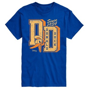 Men's - Disney - Donald Letterman Short Sleeve Graphic T-Shirt - 1 of 4