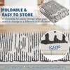 Washable Striped Area Rug Non-Slip Strip Rugs for Living Room Low Pile Floor Carpet Rugs for Bedroom Dining Room Home Office - 4 of 4