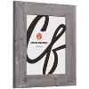 Craig Frames American Barn Light Grey Picture Frame, Matted, Set of 4 - 2 of 3