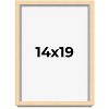 PosterPalooza | Classic Modern Yellow Picture Frame - UV Acrylic, Foam Board Backing, Hanging Hardware - 2 of 4