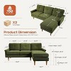 XIZZI Modular Sectional Sofas for Living Room, Modern L-Shaped Couch High Density Sponges Breathable Fabric - 2 of 4