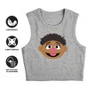Women's Sesame Streettamir Face Sleeveless Crop Top Tank - 3 of 4