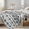 Lomsoe Christmas Throw Blanket for Couch, Holiday Christmas Reindeer Snowflakes Flannel Blanket, Soft, Cozy, Warm Winter Throw Decor. - 4 of 4