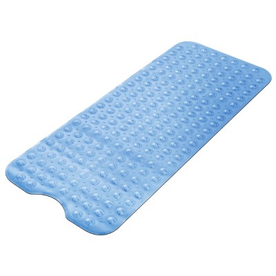 Non Slip Bathtub And Shower Mats 40x16 Extra Long Bath Tub Mat With Suction Cups & Drain Holes - Lux Decor Collection