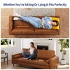 Gaoyangjiaju 80 Inch Leather Sofa for Living Room with Plush Cushions - 4 of 4