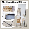 Sturdy Solid Wood Full-Length Mirror For Dressing Bedroom Porch Decor Retail Floor Stand or Wall Mount - 2 of 4