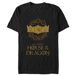 Men's Game of Thrones: House of the Dragon Targaryen Crown Logo T-Shirt - 1 of 4