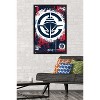 Trends International NBA Los Angeles Clippers - Maximalist Logo 24 Framed Wall Poster Prints - 2 of 4
