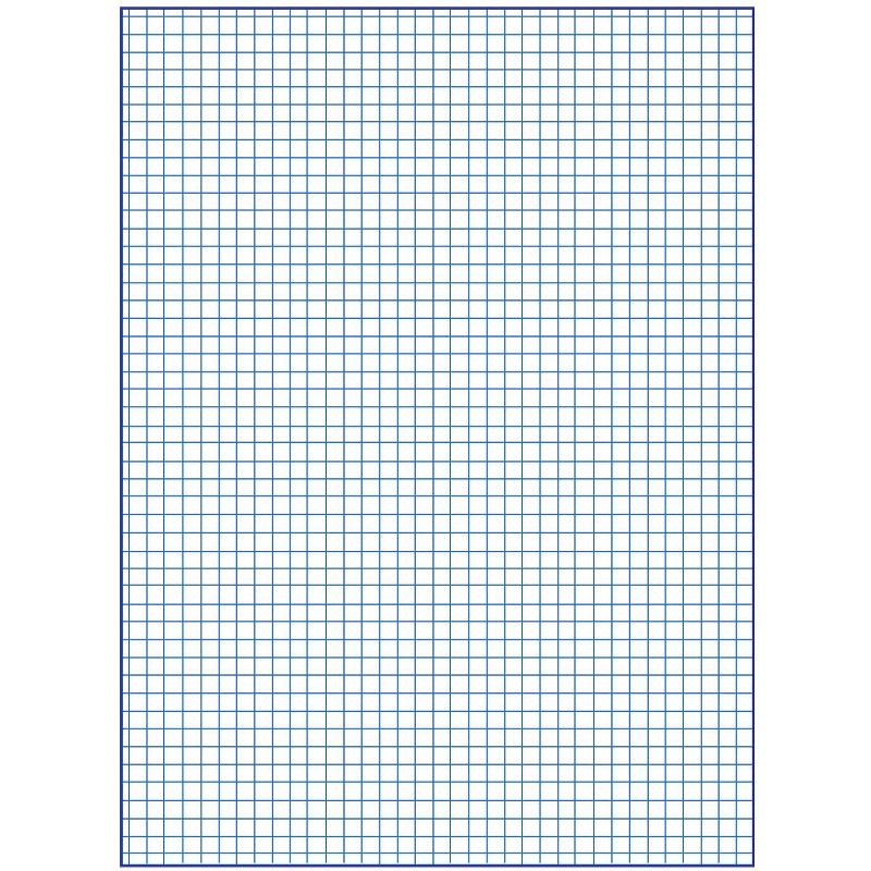 School Smart Graph Paper, 1/4 Inch Rule, 9 x 12 Inches, White, 500 Sheets, 4 of 5