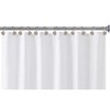 Home Mart Goods 12 Piece Set - Satin Nickel Pebble Stones Heavy Duty Shower Curtain Hooks Rings Rustproof Metal - 3 of 4