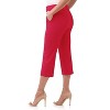 Rekucci Women's EcoCosy Comfort Classic Chic Cropped Capri Pant - 2 of 4