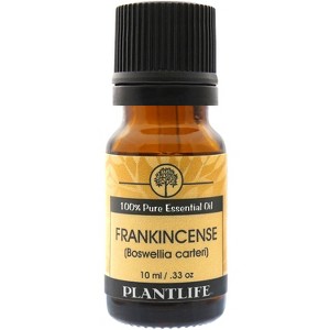 Plantlife Frankincense Essential Oil – 100% Pure & Therapeutic Grade – Natural, Undiluted & Steam-Distilled – No Additives or Fillers – 10 ml - 1 of 2