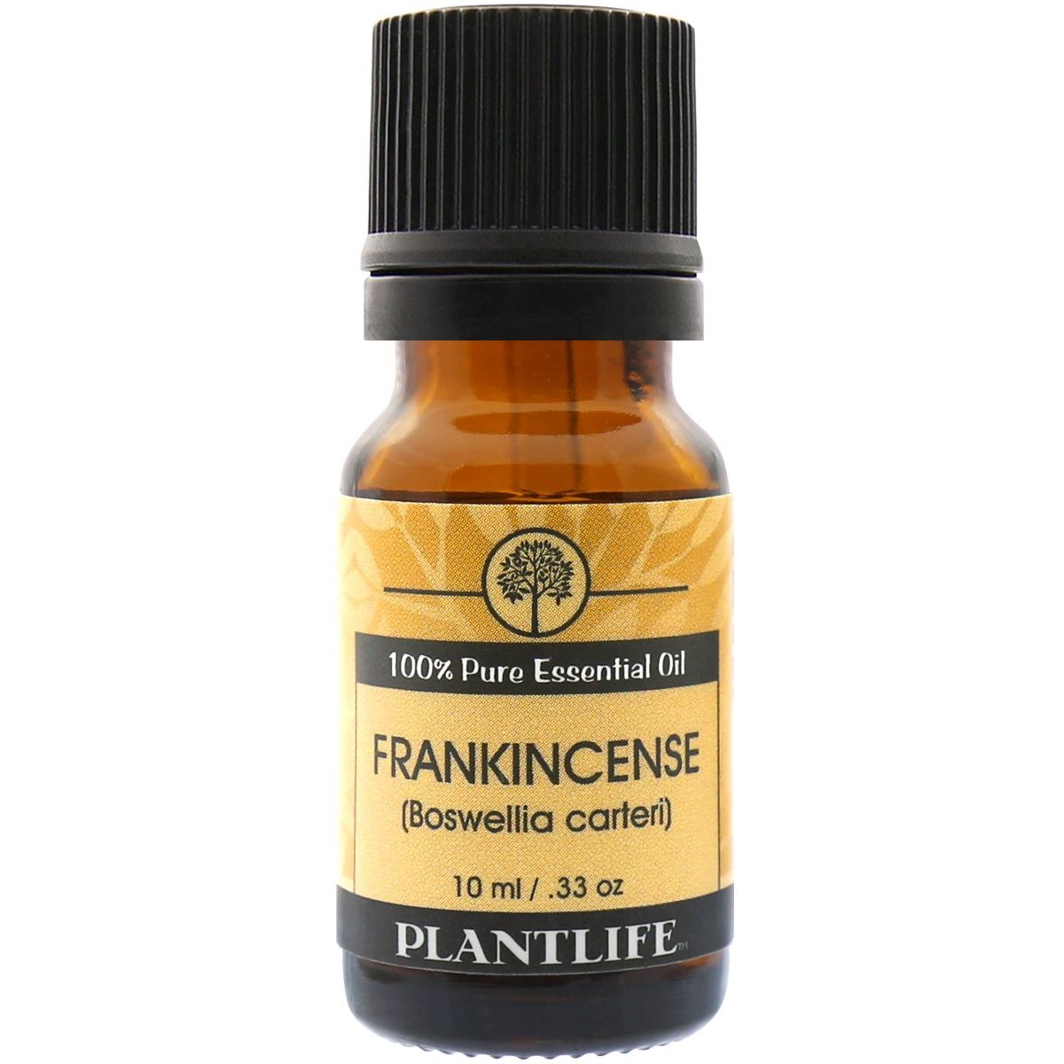 Plantlife Frankincense Essential Oil – 100% Pure & Therapeutic Grade – Natural, Undiluted & Steam-Distilled – No Additives or Fillers – 10 ml