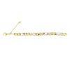 Slate by Rebl Two-Tone Figaro Chain Bracelet  18k Gold Plated Stainless Steel - 2 of 2