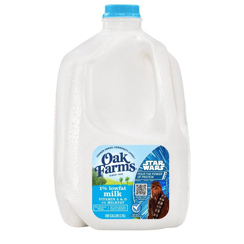 Oak Farms 1% Lowfat Milk - 1gal, 1 of 8