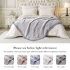 Amelie Home Chenille Throw Blanket, Checkered Knit Decorative Sofa & Bed Blanket, Soft Cozy Style - 3 of 4