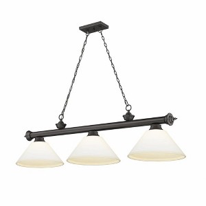 Z-Lite Cordon 3 - Light Chandelier in  Bronze - 1 of 2