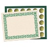 Hayes Publishing Art Deco Set -Green Border Paper, Plain Folders, Gold Seals - 2 of 3
