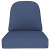 Covers&All Outdoor Seat / Back Deep Seating Cushion, Eco-friendly Olefin Fabric, 24 in L x 22 in W x 5 in Thick - 3 of 4