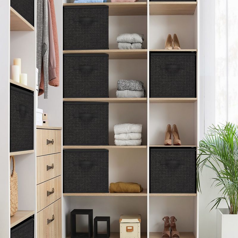 Nestl Cube Storage Organizer with DIY Shelf and Fabric Storage Bins, 5 of 8