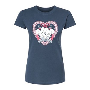 Women's - Pokémon - Maushold 3 Coquette Fitted Graphic T-Shirt - 1 of 2