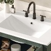 30" Vintage Bathroom Vanity with Rectangle Ceramic Sink, Bathroom Vanity Cabinet with Antique Handles and 2 Doors - 3 of 4