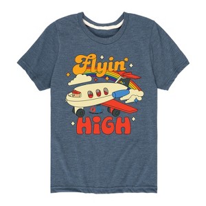 Boys' - Fisher-Price - Flying High Plane With Rainbow Short Sleeve Graphic T-Shirt - 1 of 4