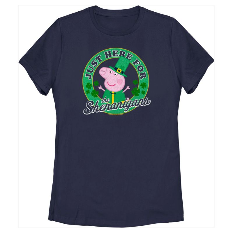 Women's Peppa Pig Just Here for the Shenanigans T-Shirt, 1 of 5