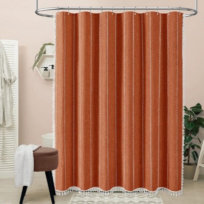 Ruso Weights Rustic Boho Farmhouse Style Shower Curtain