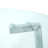 CAVINAS Round Dining Table with Glass Top Metal Legs for Dining Room - 2 of 4