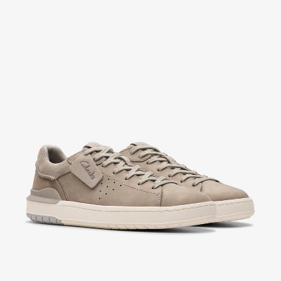 Мужские Clarks Mens Courtlite 2 Run Grey Nubuck Sneakers 10 Medium — фото 5