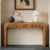Rustic Console Table with Drawers, Narrow Entryway Table with Wood Grain Finish, Hallway & Sofa Table for Living Room-Maison Boucle - 2 of 4