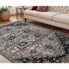 Black And Gray Medallion Area Rug - 2 of 4