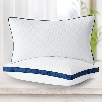 Aghana Digitals Cooling Luxury Bed Pillows Set of 2, Supportive Gusseted Design