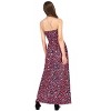 Clearlove Women Strapless Casual Loose Ruched Long Maxi Dress with Pockets - 3 of 4