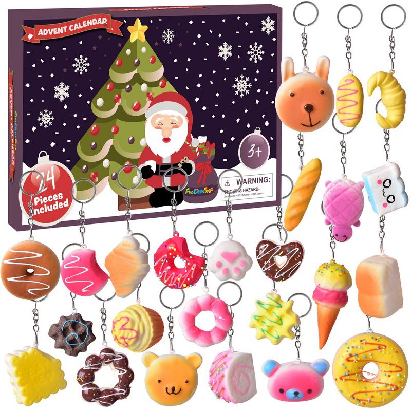 Fun Little Toys Christmas Advent Calendar - Key Chain Set, 1 of 8