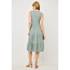 WEST K Women's Cecily Sleeveless Tiered Midi Dress - 3 of 4