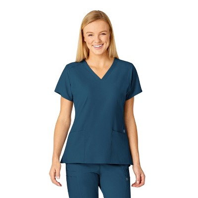 Wink W123 Women's Flex Back Stylized V-Neck Scrub Top