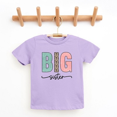 The Juniper Shop Big Sister Leopard Youth Short Sleeve Tee