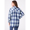 Roaman's Plaid Flannel Tunic - 3 of 4