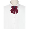 INSPIRE CHIC Women's Rhinestone Ribbon Pre-tied Bowknot Ties Brooch - 4 of 4