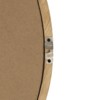 SEVOBAL Bathroom Vanity Mirrors Shatter Proof Round Wooden Wall Mirror Farmhouse Style Flexible Installation Durable Reliable, Brown, 27.6"*2"*27.6" - 4 of 4