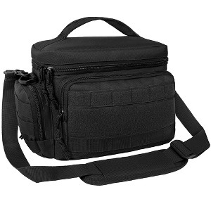 OPUX Tactical Lunch Box Men Adult, Insulated Large Cooler Bag with MOLLE, Mesh Side Pockets Pail Office Meal Prep - 1 of 4